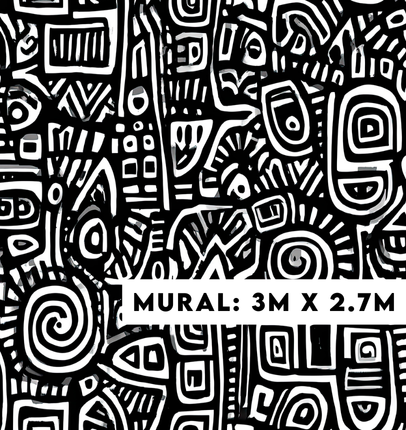 THE ICON EDIT - BLACK & WHITE Wallpaper Pattern No 64513