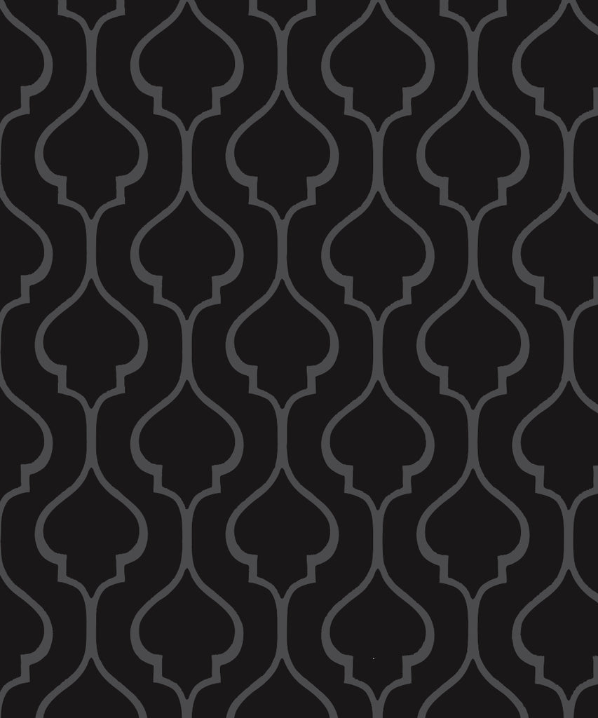 THE ICON EDIT - BLACK & WHITE Wallpaper Pattern No 24502