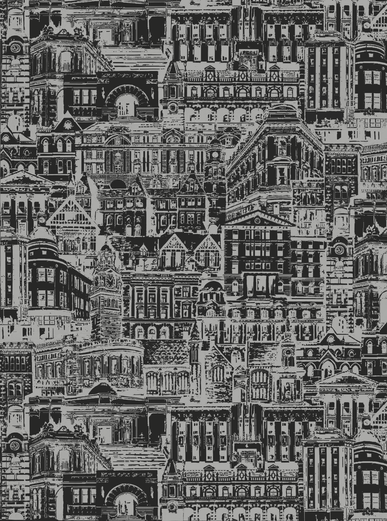 THE ICON EDIT - BLACK & WHITE Wallpaper Pattern No 24522