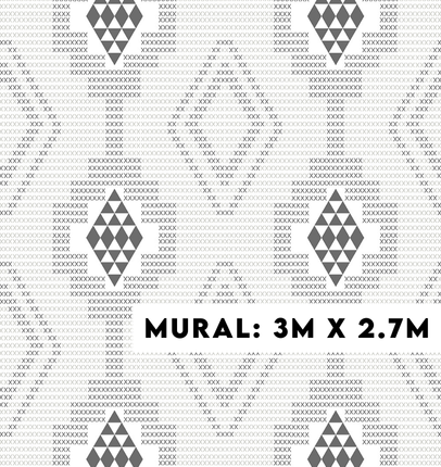 THE ICON EDIT - BLACK & WHITE Wallpaper Pattern No 64503