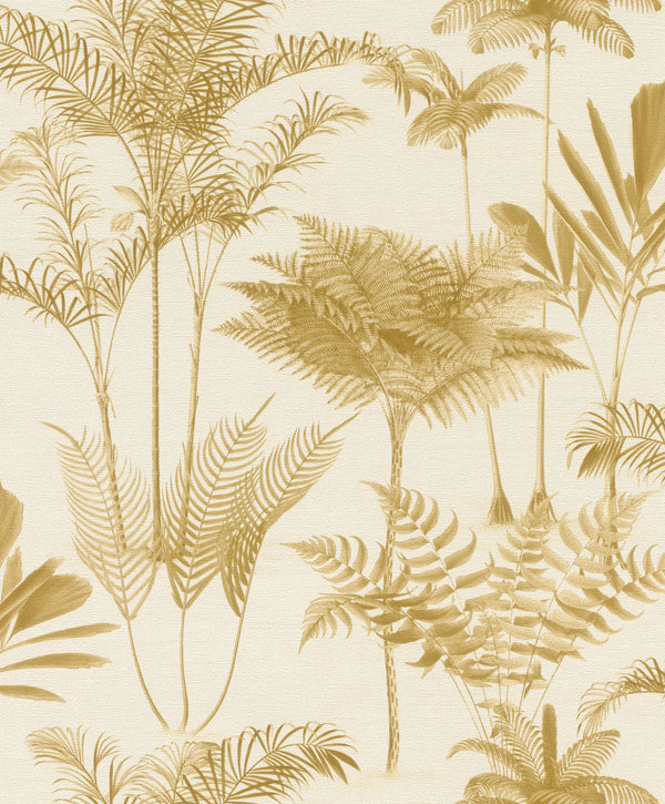 GOLD TROPICAL Wallpaper Pattern No 555158