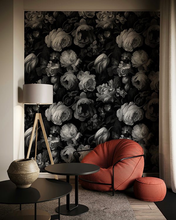 THE ICON EDIT - BLACK & WHITE Wallpaper Pattern No 64505