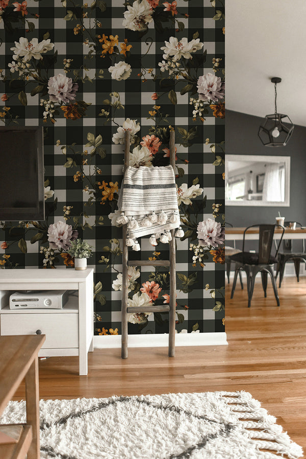 THE ICON EDIT - BLACK & WHITE Wallpaper Pattern No 64506