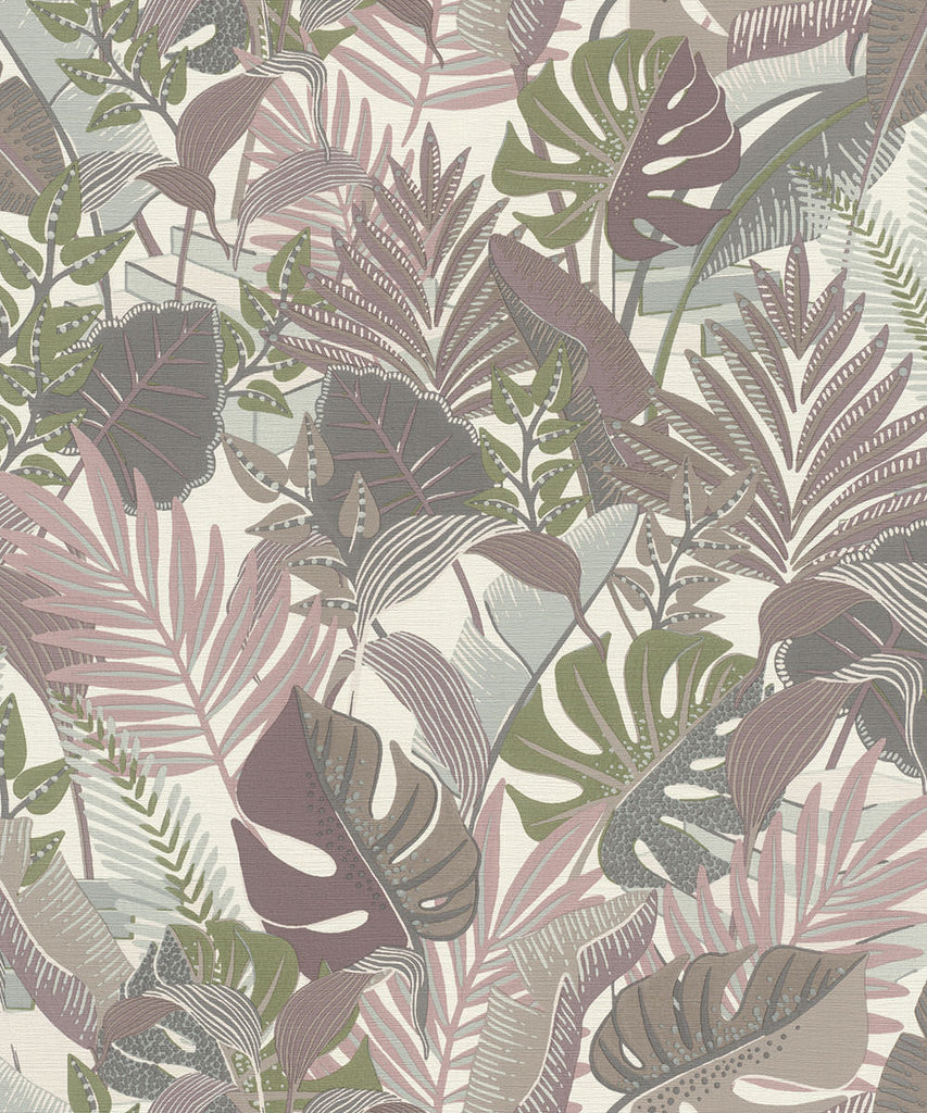 TROPICAL HOUSE Wallpaper Pattern No 687859