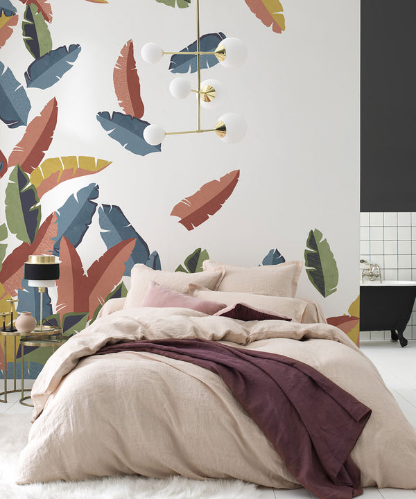 TROPICAL HOUSE Wallpaper Pattern No 688108