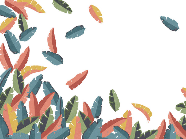 TROPICAL HOUSE Wallpaper Pattern No 688108
