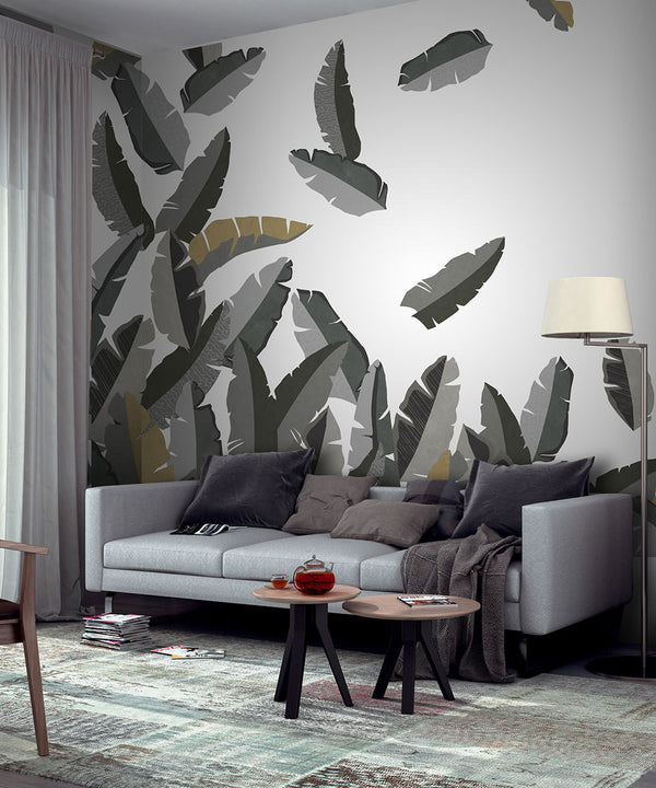 TROPICAL HOUSE Wallpaper Pattern No 688122