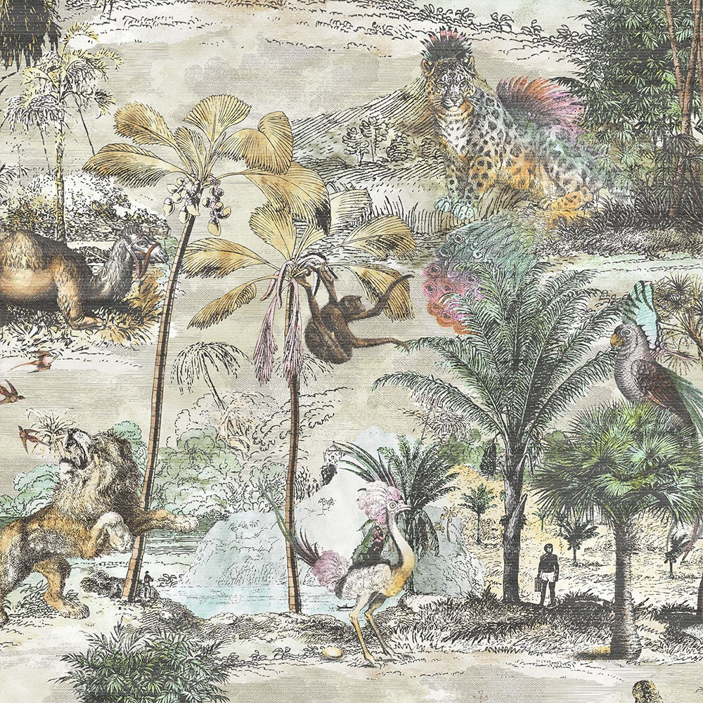 BRAND MCKENZIE Wallpaper Pattern No BMTD001/04A - Animal Islands