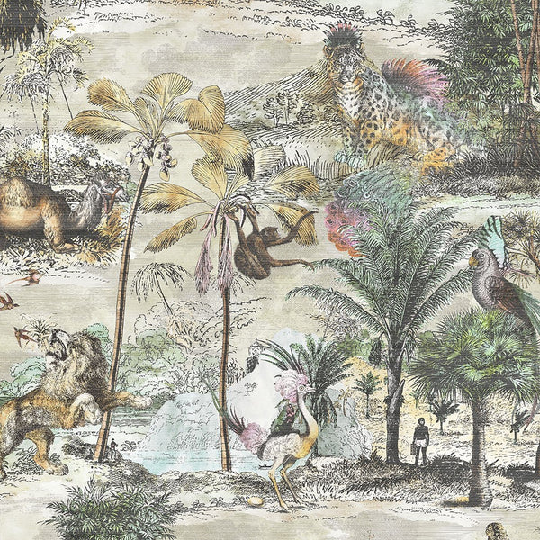 BRAND MCKENZIE Wallpaper Pattern No BMTD001/04A - Animal Islands