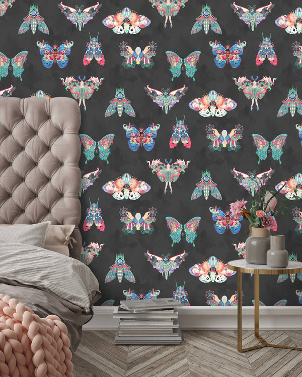 BRAND MCKENZIE Wallpaper Pattern No BMCF003/02C - Butterfly Effect