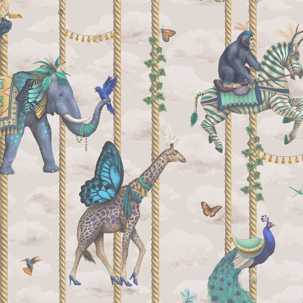 BRAND MCKENZIE Wallpaper Pattern No BMCF003/04B - Carousel