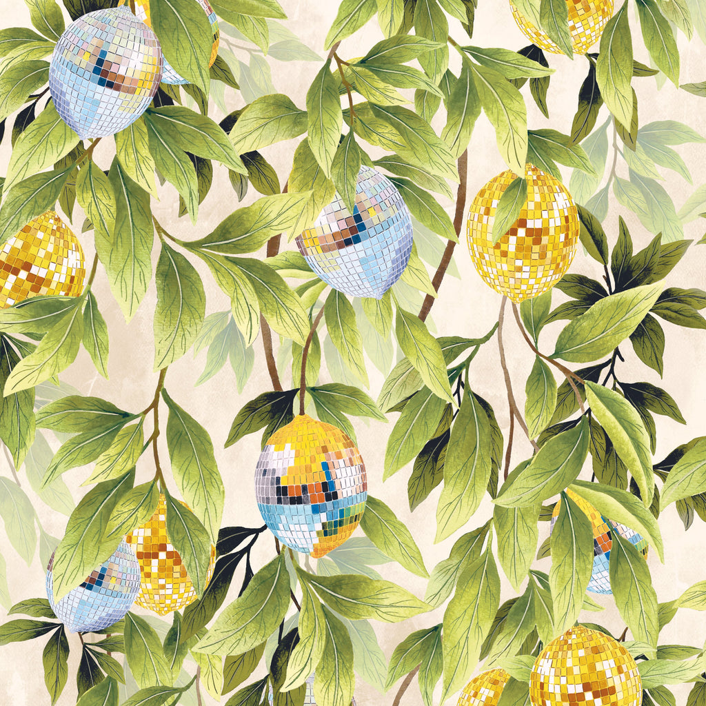 BRAND MCKENZIE Wallpaper Pattern No BMGI006/04A - Disco Lemons