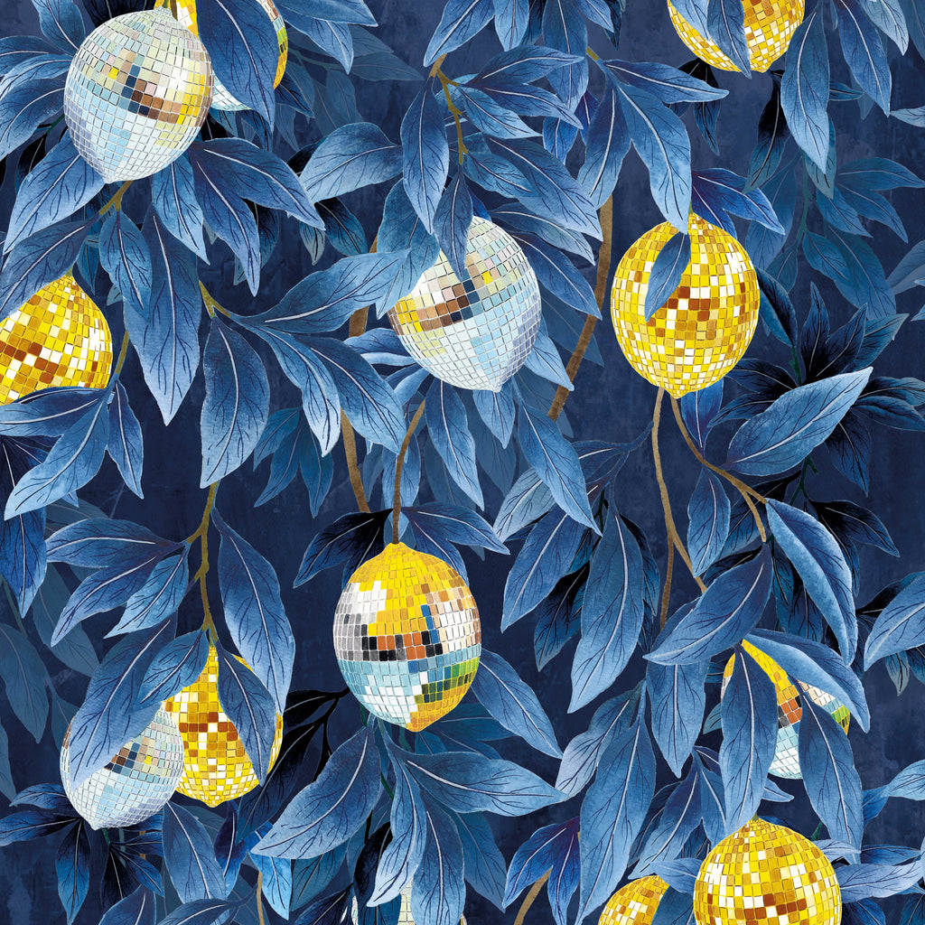 BRAND MCKENZIE Wallpaper Pattern No BMGI006/04C - Disco Lemons
