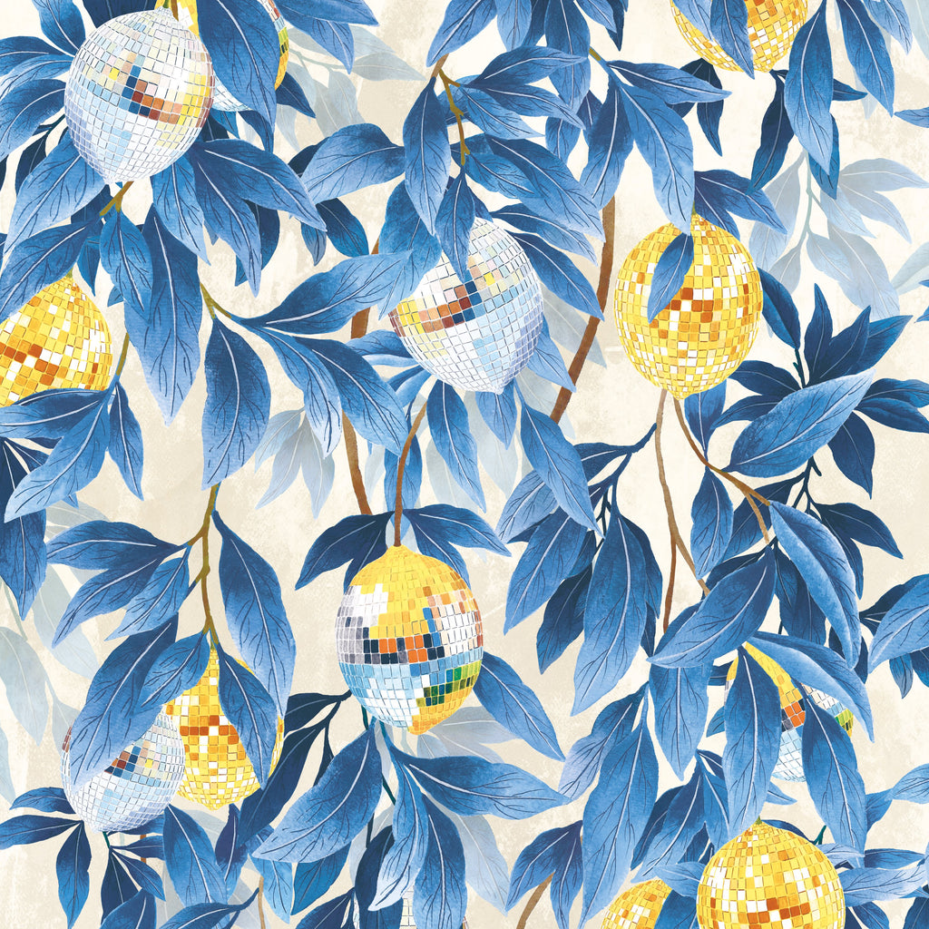 BRAND MCKENZIE Wallpaper Pattern No BMGI006/04E - Disco Lemons