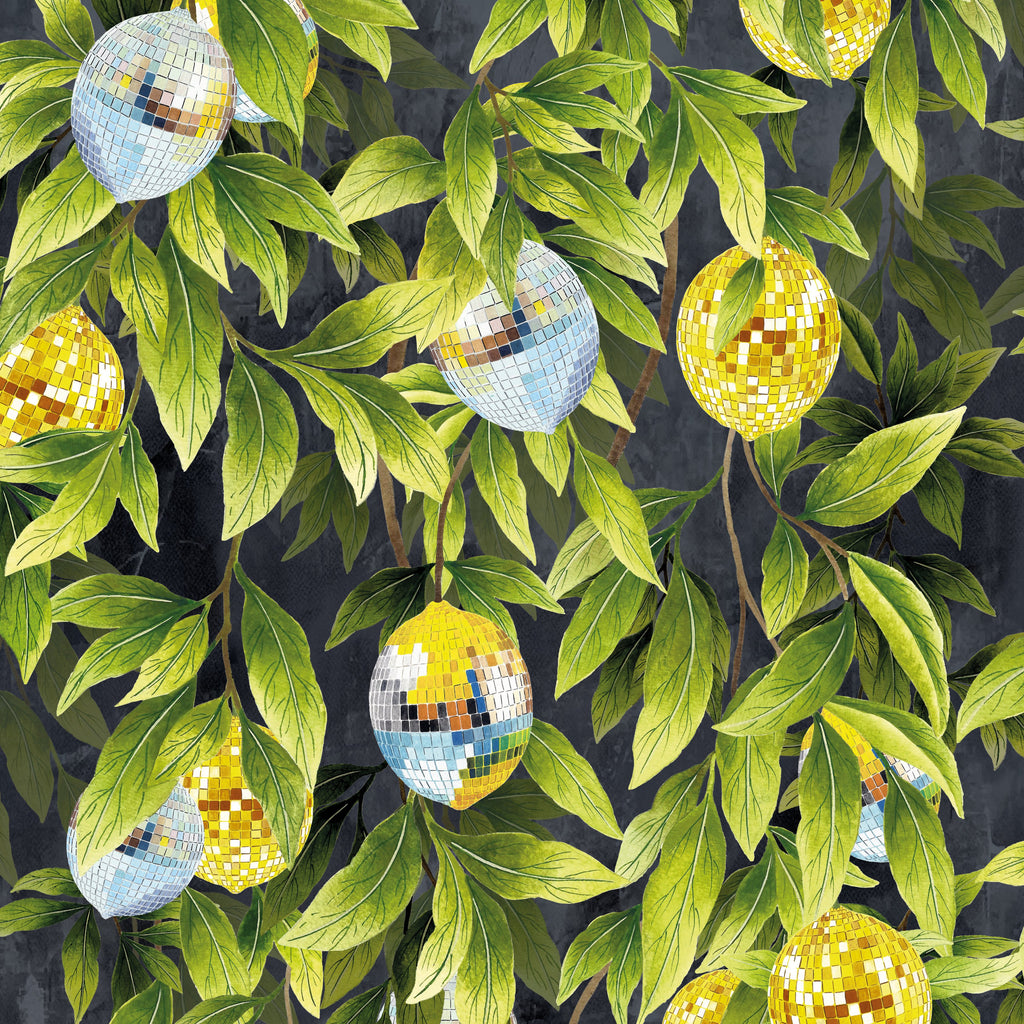 BRAND MCKENZIE Wallpaper Pattern No BMGI006/04F - Disco Lemons