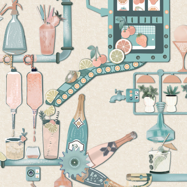 BRAND MCKENZIE Wallpaper Pattern No BMGI006/05B - Liquid Lab