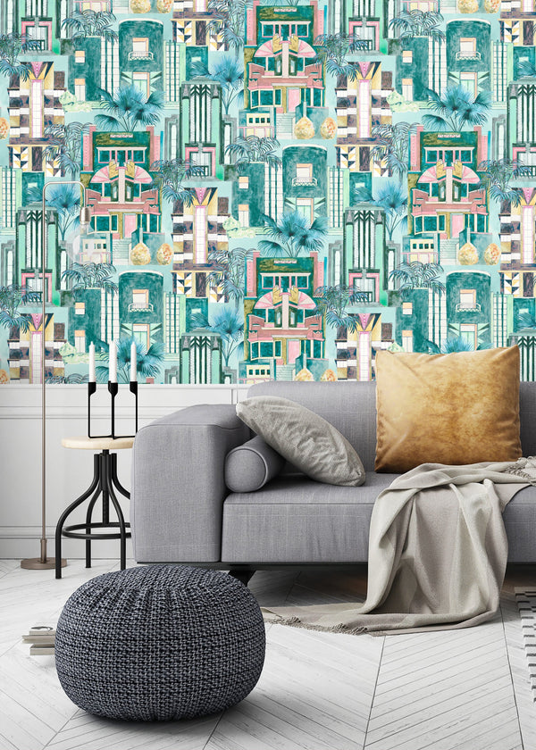 BRAND MCKENZIE Wallpaper Pattern No BMHD002/02B - Downtown Deco
