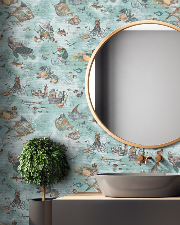 BRAND MCKENZIE Wallpaper Pattern No BMHD002/07A - Sea Life
