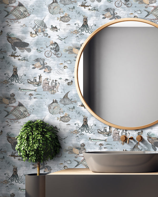 BRAND MCKENZIE Wallpaper Pattern No BMHD002/07B - Sea Life