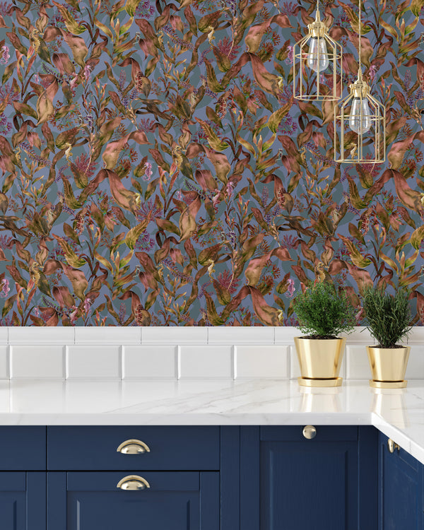 BRAND MCKENZIE Wallpaper Pattern No BMHD002/08A - Seahorse Mangrove