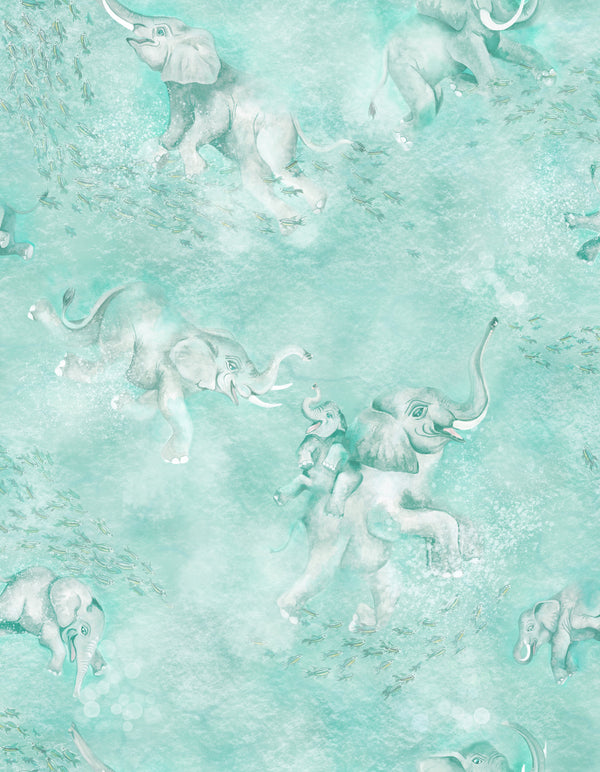 BRAND MCKENZIE Wallpaper Pattern No BMPP004/02A - Elephant Breaststroke