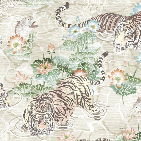 BRAND MCKENZIE Wallpaper Pattern No BMPP004/09C - Tiger Lily