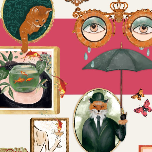 BRAND MCKENZIE Wallpaper Pattern No BMWL005/03C - Connecting Frames