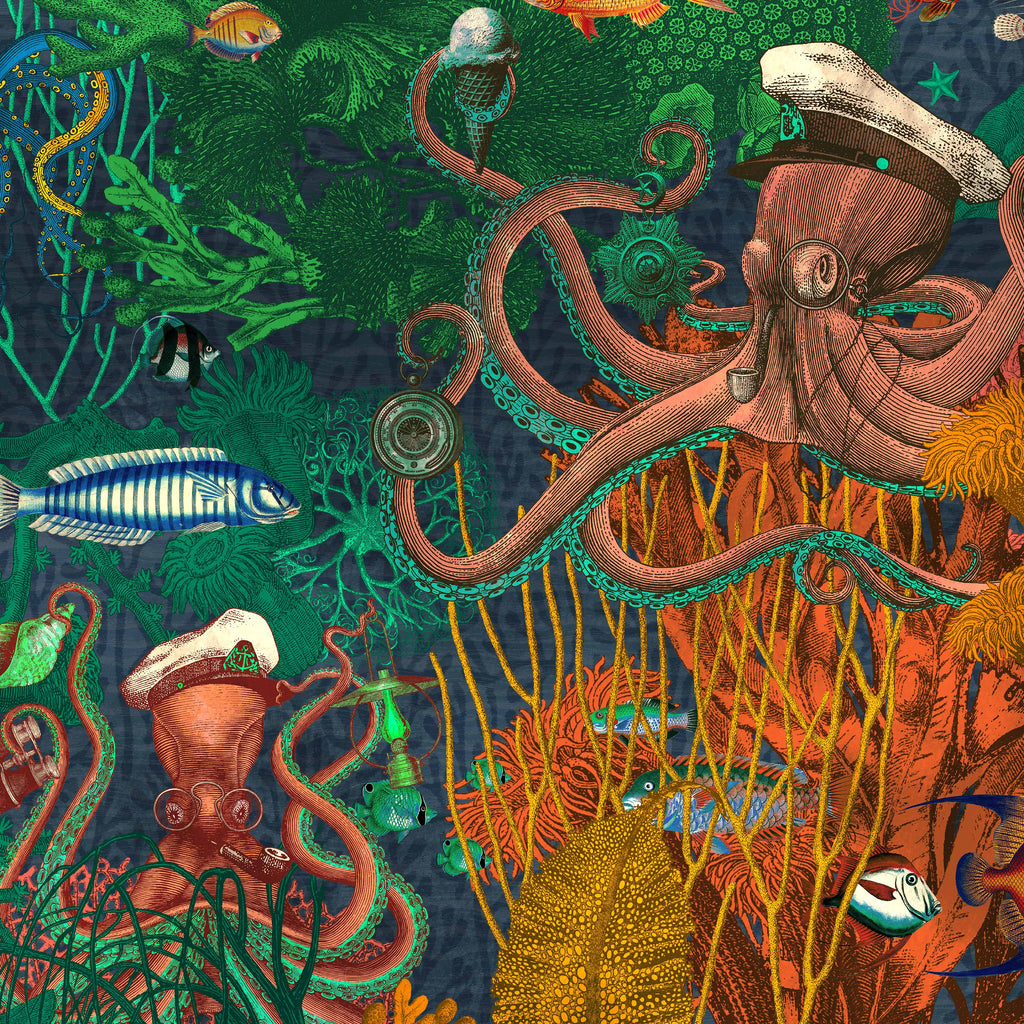 BRAND MCKENZIE Wallpaper Pattern No BMWL005/06B - Octopus