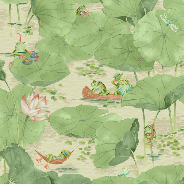 BRAND MCKENZIE Wallpaper Pattern No BMWL005/07C - Pond Life