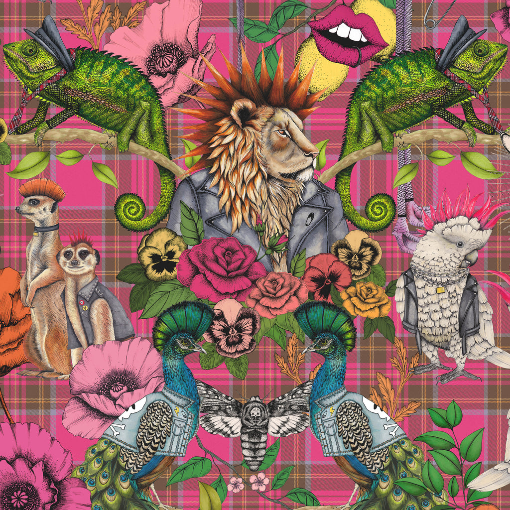 BRAND MCKENZIE Wallpaper Pattern No BMWL005/08B - Punk Rocks