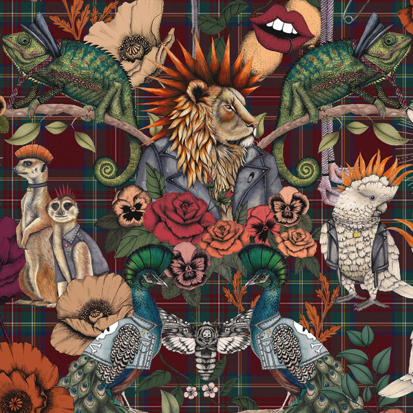 BRAND MCKENZIE Wallpaper Pattern No BMWL005/08D - Punk Rocks