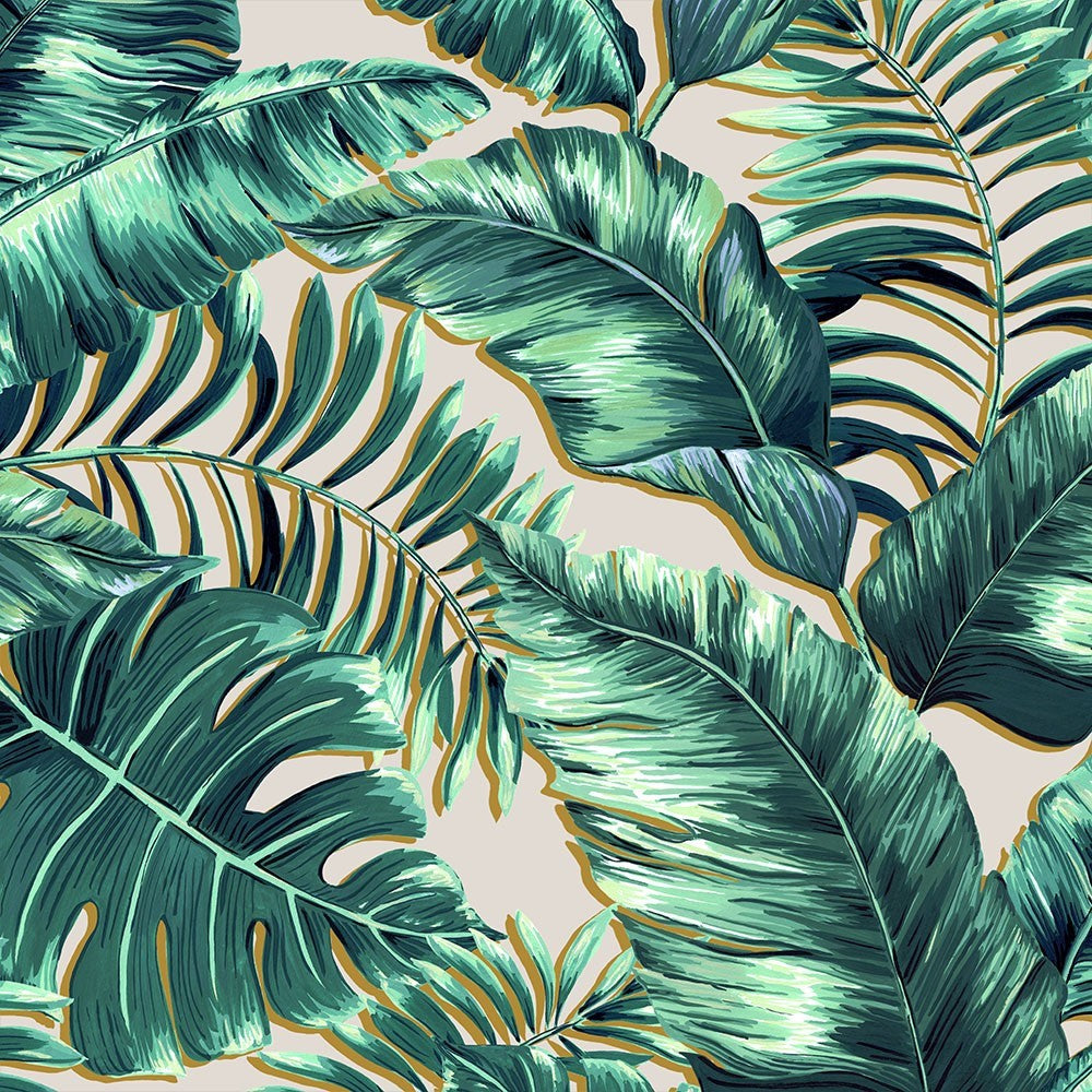 BRAND MCKENZIE Wallpaper Pattern No BMTD001/06B - Banana Leaves Standard