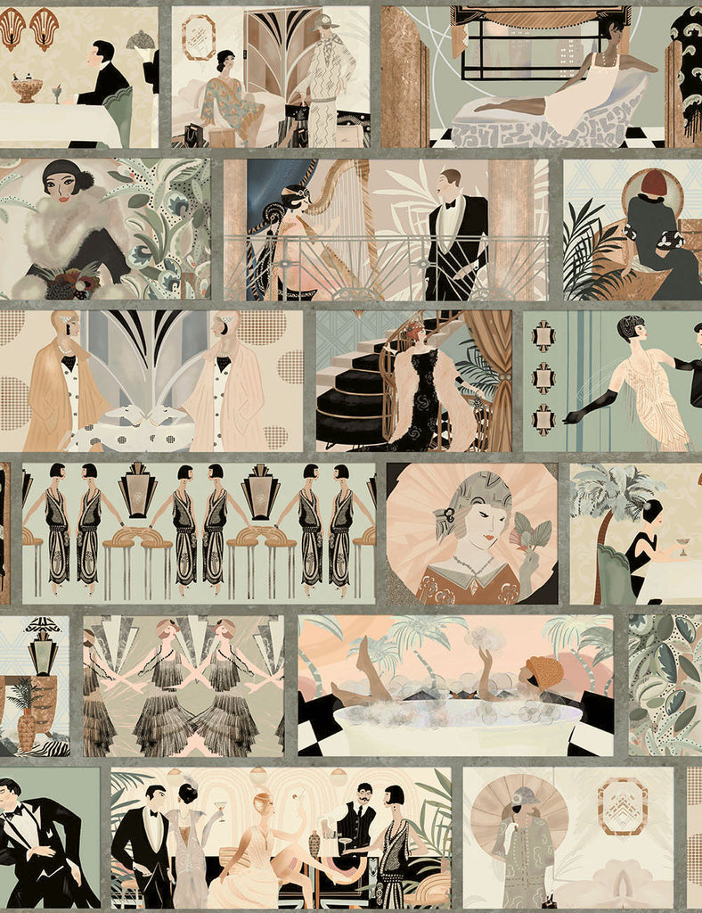 BRAND MCKENZIE Wallpaper Pattern No BMHD002/01B - Charleston Tower