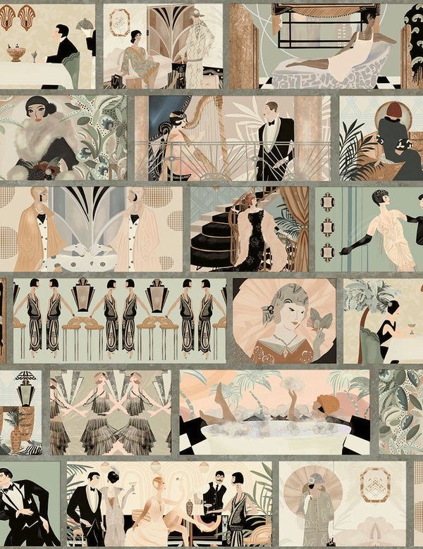 BRAND MCKENZIE Wallpaper Pattern No BMHD002/01B - Charleston Tower