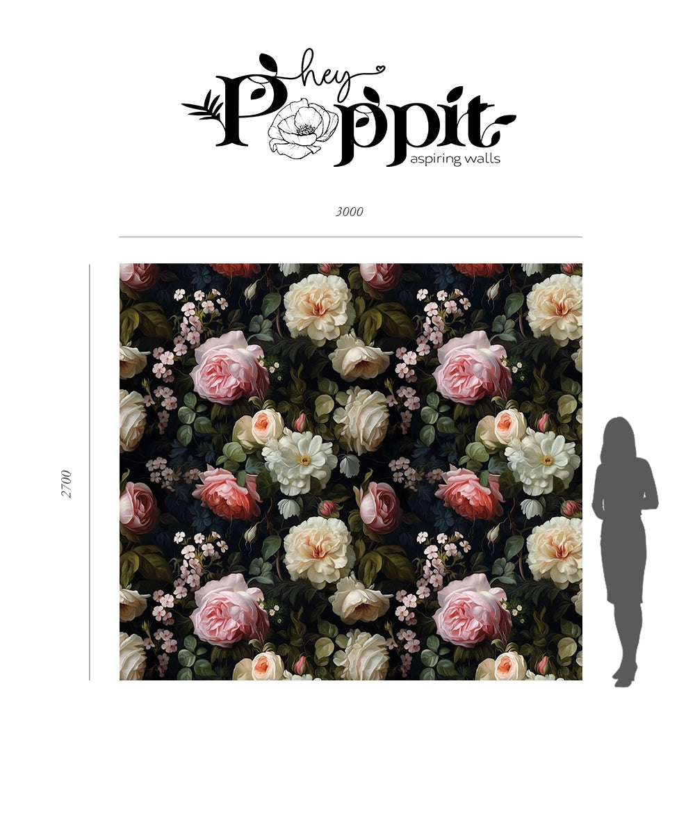 HEY POPPIT Wallpaper Pattern No - CHARLOTTE (64061, 64062, 64063 ...
