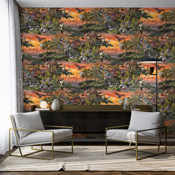BRAND MCKENZIE Wallpaper Pattern No BMGI006/01C - Club Safari