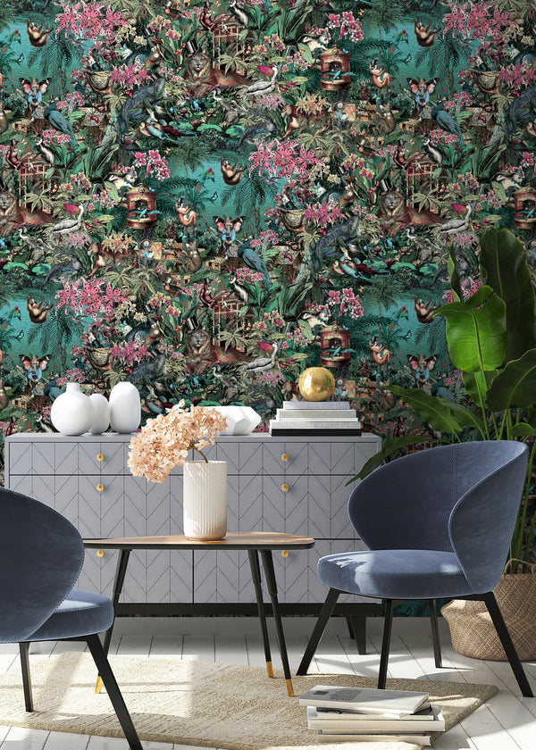 BRAND MCKENZIE Wallpaper Pattern No BMPP004/05B - Jungle Life