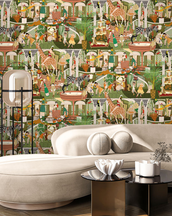BRAND MCKENZIE Wallpaper Pattern No BMGI006/06D - Mayhem Mansion