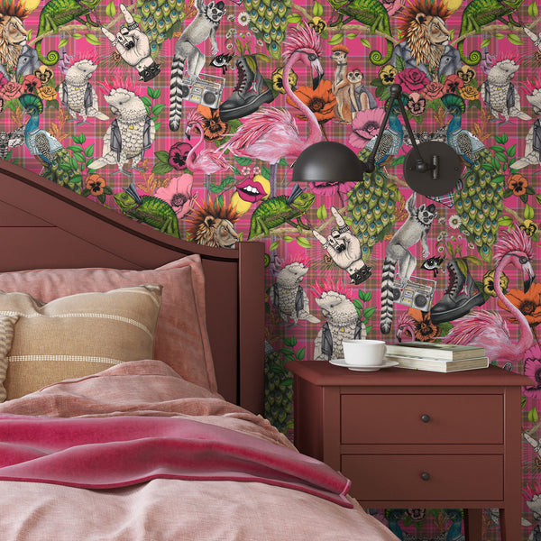 BRAND MCKENZIE Wallpaper Pattern No BMWL005/08B - Punk Rocks