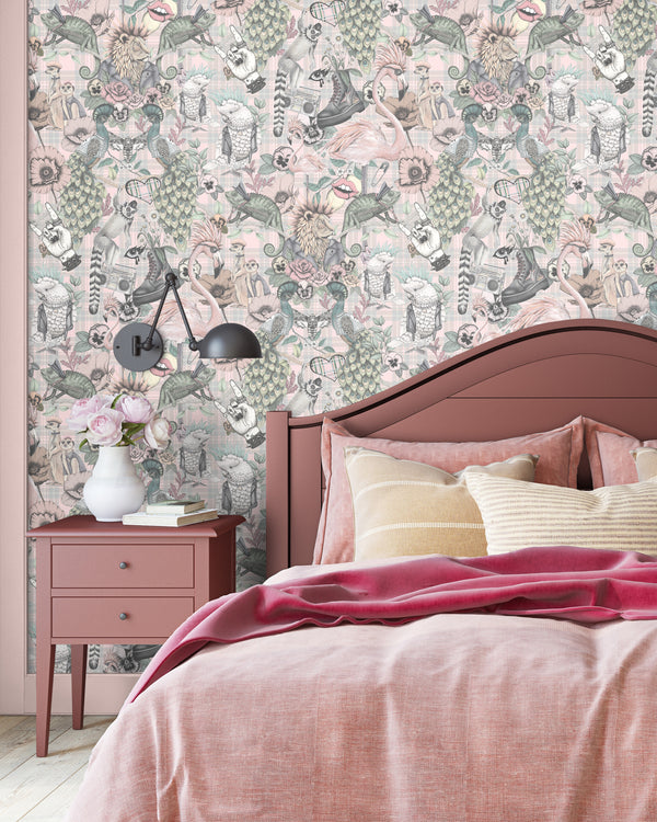 BRAND MCKENZIE Wallpaper Pattern No BMWL005/08C - Punk Rocks