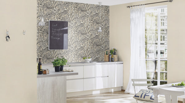 SKETCHED FLORAL Wallpaper Pattern No 555325