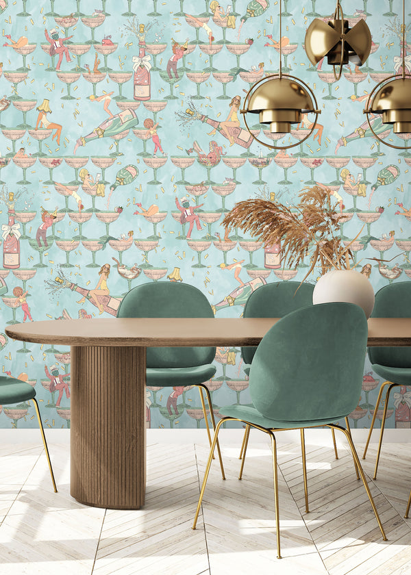 BRAND MCKENZIE Wallpaper Pattern No BMGI006/09A - The Grand Pour